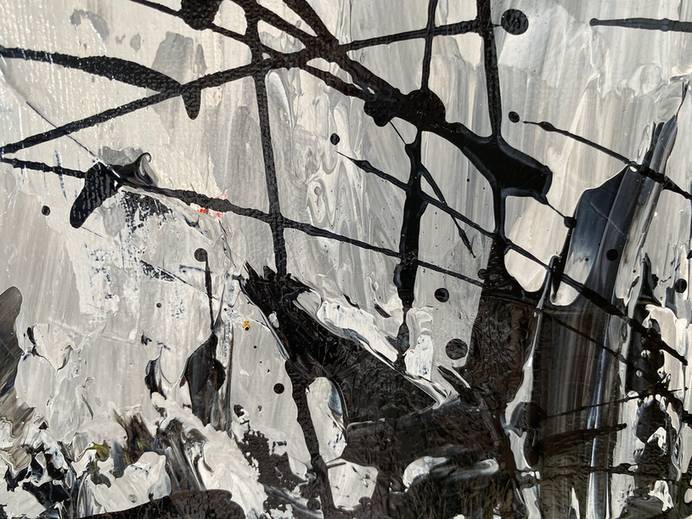 Minimalist Days Grey Abstract Canvas Artwork Q9W8Q wall art